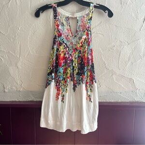 American Eagle Outfitters Multicolor Floral Tank Top